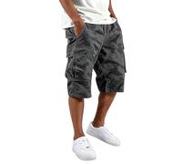 Bermuda Cargo Multi-Poches Ceinture, Utilitaire Ajustable