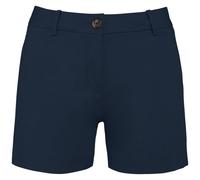Bermuda Chino Écoresponsable - Femme - Pat739 - Bleu Marine