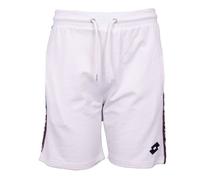 Bermuda Coton Effet Jogging Avec Bandes Noires Homme Lotto