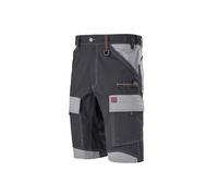 Lafont Bermuda de travail Crusher 1ATBUP Noir/Gris Sergé 65% coton/35% poly 250g Poches Cordura XL