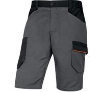 Delta Plus Bermuda de travail MACH2 V3 multipoches Gris/Orange 65% polyester 35% coton M 7 poches