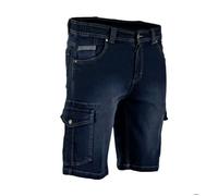 Bermuda denim stretch multipoche - RADE - Homme - Noir - Denim 44