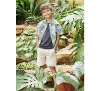 Bermuda en coton/lin garçon beige chiné 9A