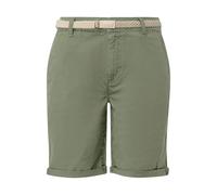 s.Oliver Short avec Ceinture tressée et Teinture, 7900_Vert Olive, 42