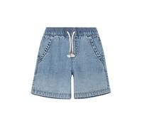 Bermuda en jean Ã enfiler coupe ample taille haute jambe trÃšs large effet usÃ© enfant s.Oliver Bleu 6 ans