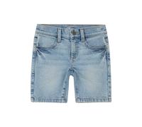 Bermuda en jean pelle coupe droite taille mi-haute jambe droite effet usÃ© enfant s.Oliver Bleu 10 ans