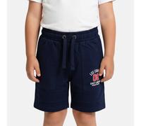 Bermuda Enfant Garçon Avec Logo Et Cordon Marine 8A