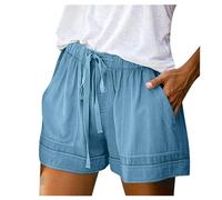 Bermuda Femme Ete Short Lin Sport Blanc Randonnée Gaze De Coton Shorts Noir Fluide Cargo Été Grande Taille Boxe Hiver Chic Et Bermudas Paillette Jeans Tennis e en Running Grossesse Vetement