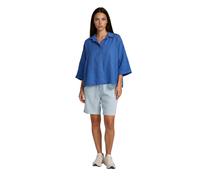 Bermuda femme Haris Cotton Essentials Knot Waist Slant Pocket Bleu M