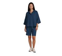 Bermuda femme Haris Cotton Essentials Knot Waist Slant Pocket Bleu S