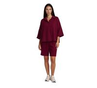 Bermuda femme Haris Cotton Essentials Knot Waist Slant Pocket Rouge L