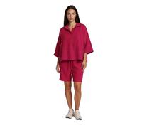 Bermuda femme Haris Cotton Essentials Knot Waist Slant Pocket Rouge S