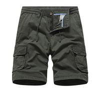 Bermuda Femme Long Short Cargo Homme Taille Elastique Bermuda Travail été Pantalon Court Cargo Léger Outdoor Shorts Et Bermudas Chantier Baggy DéContract Short Randonnée De Travail Homme Femme
