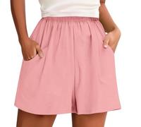Bermuda Femme - Shorty Femme Coton Coupe Ample Jorts Tendance Running Fitness Brillant discothèque Carnaval Jean Streetwear Booty Shorts et Bermudas