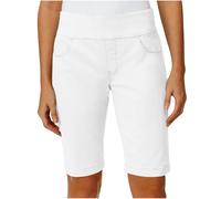 Bermuda Femme Slim Chic Short de Chino Grandes Tailles Élastique et Confortable Shorts Été Décontracté Short Sport avec Poches Confortable Pantalon Court pour Fitness
