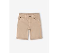 VERTBAUDET Bermuda Garçon 5 Poches Zippé Argile 4A