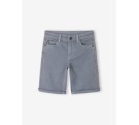 Bermuda garçon 5 poches bleu grisé 12A