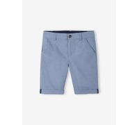 VERTBAUDET Bermuda garçon en Coton/Lin Bleu 4A