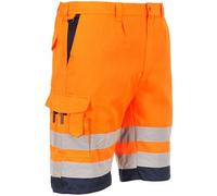 Bermuda Hivis Poly-coton Couleur : Orange/marine Taille Xs Portwest