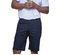 Bermuda Homme Bleu Marine ceinture élastiquée - Confort et Élégance - - Bleu 38