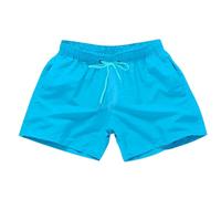 Bermuda Homme Costume Fluo Short Mer Boxer Swimsuit New N3033[Orange Fluo,S], 16303 Bleu, S
