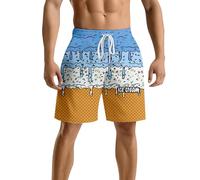 Bermuda Homme Marin Blanc Compression Oversize Fluo Décontracté Plissé 48 Pyja Américain Casual Eco M Retro Active Athletisme Entraînement Fun Matiere Gardien