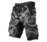 Bermuda Homme Randonnée Blanc Musculation Entrainement Côtelé XXL Triathlon Eponge XL Cuisse Leopard Interieur Islam Quart Revers Cuissards Serrage Tie Foncé