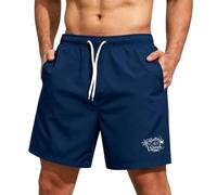 Bermuda Homme Short De Bain avec Doublure Compression 7 Pouces Séchage
