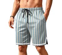 Bermuda Homme Short De Bain Séchage Rapide avec Doublure Maille Taille