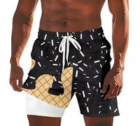 Bermuda Homme Tissu Leger Shorty Habillé Camouflage Athlétisme Tee Moulant sans Longueur Integré Smartphone Fermeture 70 Tres Destockage Maillots Fleurs VTT Moche