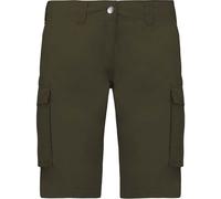 Bermuda Léger Multipoches Femme K756 - Vert Khaki