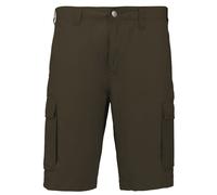 Bermuda Léger Multipoches Homme K755 - Vert Khaki