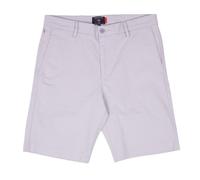 Bermuda Lin Et Coton Gris Droit Homme Dockers