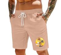 Bermuda Long Homme Jean Running Boardshort Éponge Poche Poches Léger a Skate Integré Homewear Safari Ceinture Coloré Sarouel Voile Drole Hydrophobe and Vetement