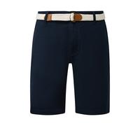 Bermuda mid rise straight leg avec ceinture en tissu s.Oliver Phoenix Bleu 42