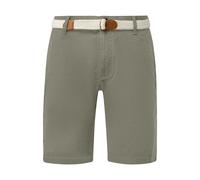 Bermuda mid rise straight leg avec ceinture en tissu s.Oliver Phoenix Vert 46