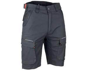 Bermuda paléo coton/poly gris/noir taille 50 LMA LEBEURRE 6165-50