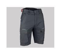Bermuda Paléo multipoches stretch - Gris nuit / Noir - T.40 - - 6165-40