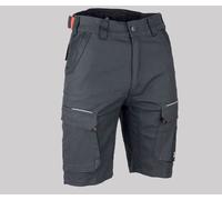 Bermuda Paléo Multipoches Stretch - Gris Nuit / Noir - T.52 - Lma - 6165-52