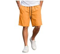 Bermuda Shorts Léger Bermuda avec Poches Pantalon Court De Sport Travail Randonnée Agréable Au Toucher Léger en Tissu Naturel avec Et Poches pour Une Élégance Estivale Aérée