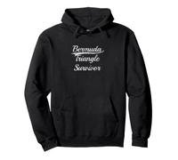 Bermuda Triangle Survivor Vintage Varsity Graphic Sweat à Capuche
