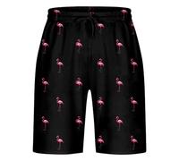 Bermudas Femme, Short décontracté à imprimé intégral, Tendance, pour Tous Les Jours, été, Taille élastique, Confortable, Doux