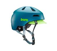 Bern Mixte Brentwood 2.0 Matte Muted Teal Visor - Large Casque, Bleu Marine, L EU