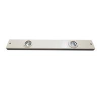 Bern Lampe sous l'armoire blanche avec interrupteur 2x20W halogène blanc chaud