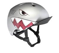 Bern Nino DVRT Casque pour enfant - Silver Shark Bite - Silver Shark Bite - Taille S/M (51,5-54,5 cm)
