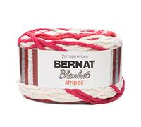 Bernard Couverture Stripes-various Couleurs, fibre : 100% polyester, Red Alert, 300 g