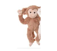 Bernard et Denis, Paire de singes en Peluche, Hauteur 25 cm, Bukowski Design AB (Denis (Beige))