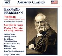 Bernard Herrmann Bernard Herrmann: Whitman/Souvenirs De Voyage/Psycho... (CD)