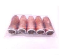 Bernard NS-5818C Lot de 5 buses de soudage pour Centerfire pour Slim MIG, compatible avec diffuseur de gaz Bernard -1 et embouts série T, construction en cuivre