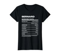 Bernard Valeur Nutritive Nom Drôle T-Shirt Graphique avec Valeur